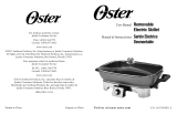 Oster Oster Removable Electric Skillet Manual de usuario