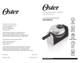 Oster Stainless Steel Flip Belgian Waffle Maker Manual de usuario