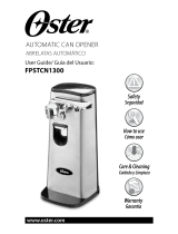 Oster Automatic Can Opener Manual de usuario