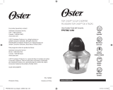 Oster TOP CHOP 4-CUP CHOPPER Manual de usuario
