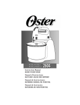 Oster 2604 Manual de usuario