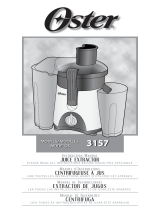 Oster Juice Extractor 3157 Manual de usuario