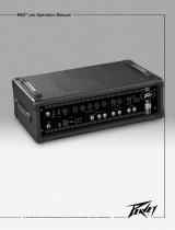 Peavey Max 700 Bass Amplifier Head Max 700 Manual de usuario