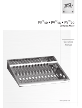 Peavey PV 20 Manual de usuario