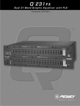 Peavey Q 231FX Dual 31-Band Graphic Equalizer Manual de usuario