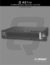 Peavey Q 431FX 31-Band Graphic Equalizer Manual de usuario