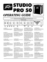 Peavey Studio Pro 50 Manual de usuario