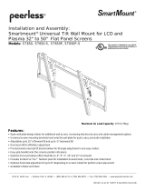 Peerless Industries Smartmount ST650P  and assembly Manual de usuario
