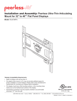 Peerless Industries SUA746PU Manual de usuario