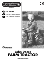 Peg Perego John Deere Farm Tractor with Trailer Manual de usuario