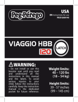 Peg Perego Viaggio HBB 120 USA Manual de usuario