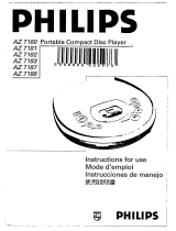 Philips AZ7181 El manual del propietario