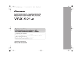 Pioneer VSX-921-K Manual de usuario