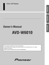 Pioneer AVD-W6010 Manual de usuario