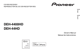 Pioneer DEH-44HD Manual de usuario