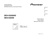 Pioneer DEH-X55HD Manual de usuario