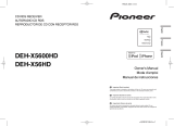 Pioneer DEH-X56HD Manual de usuario