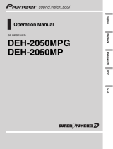 Pioneer DEH-2050MPG Manual de usuario