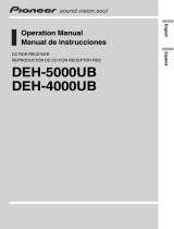 Pioneer DEH-5000UB Manual de usuario