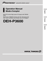 Pioneer DEH-P3600 Manual de usuario