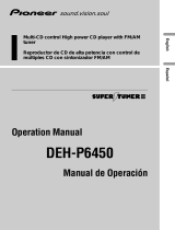 Pioneer DEH-P6450 Manual de usuario