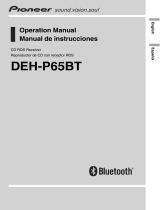 Pioneer DEH-P65BT Manual de usuario