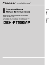 Pioneer DEH P7500MP Manual de usuario