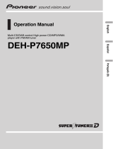 Pioneer DEH-P7650MP Manual de usuario