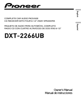 Pioneer DXT-2266UB Manual de usuario