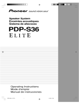 Pioneer PDP-S36 Elite Manual de usuario