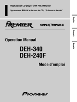 Pioneer Premier DEH-240F Manual de usuario