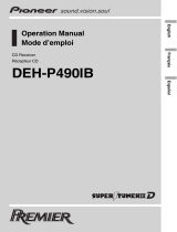 Pioneer Premier DEH-P490IB Manual de usuario