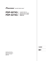 Pioneer PureVision PDP-507XG Manual de usuario