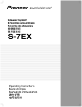 Pioneer S-7EX Manual de usuario