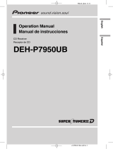 Pioneer DEH-P7950UB Manual de usuario