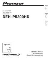 Pioneer SUPERTUNERD DEH-P5200HD Manual de usuario