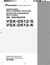 Pioneer VSX-D512-S Manual de usuario