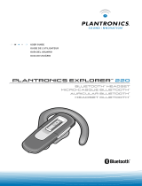 Plantronics Explorer 220 Manual de usuario