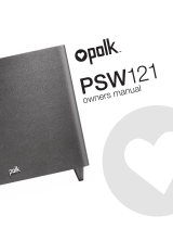 Polk Audio PSW121 Manual de usuario