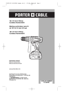 Porter-Cable PC1800HD Manual de usuario