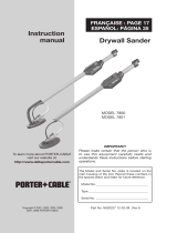 Porter-Cable 7801 Manual de usuario