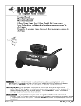 Husky Oilless, Single Stage, Direct Drive, Electric Air Compressors Manual de usuario