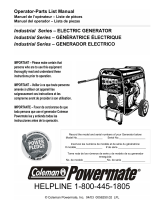 Coleman Powermate PM0612023.9 Manual de usuario