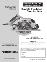 Porter-Cable 324MAG Manual de usuario