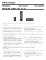 Pioneer SP-BS21-LR Manual de usuario
