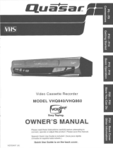 Quasar VHQ840 Manual de usuario