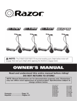 Razor E175 Manual de usuario
