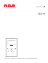 RCA Lyra M21 Series Manual de usuario