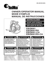 RedMax EBZ8001-CA Manual de usuario