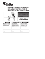 RedMax GK-280 Manual de usuario